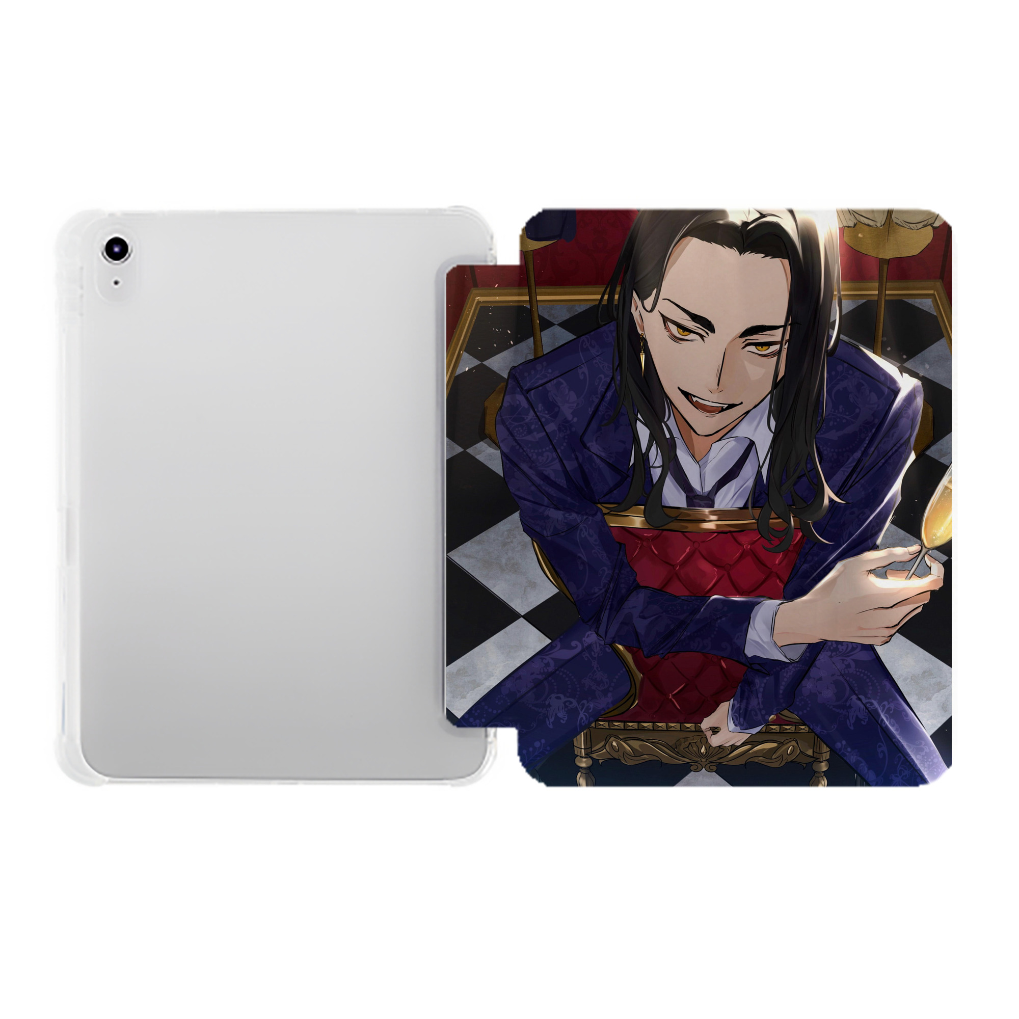 （画像用） 東京リベンジャーズ Tokyo Revengers IPad ケース ペン収納付き 三つ折りスタンド PUレザー×シリコン 対応機種9.5/10.5/10.9インチ